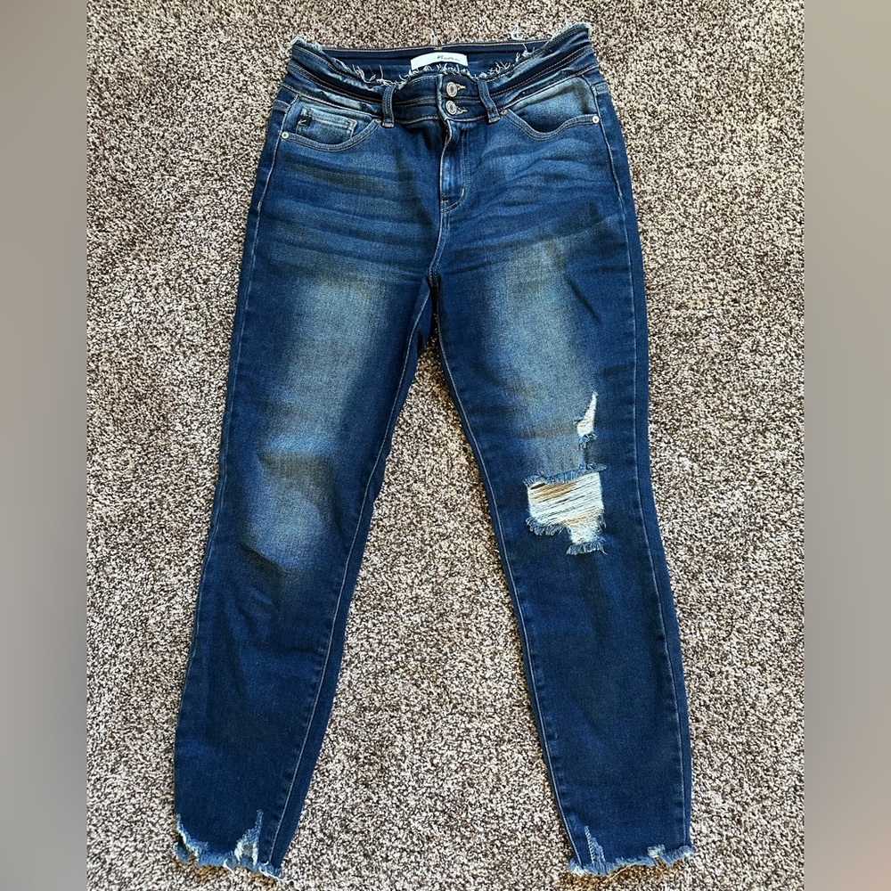 KanCan Haydee High Rise Ankle Skinny Jeans